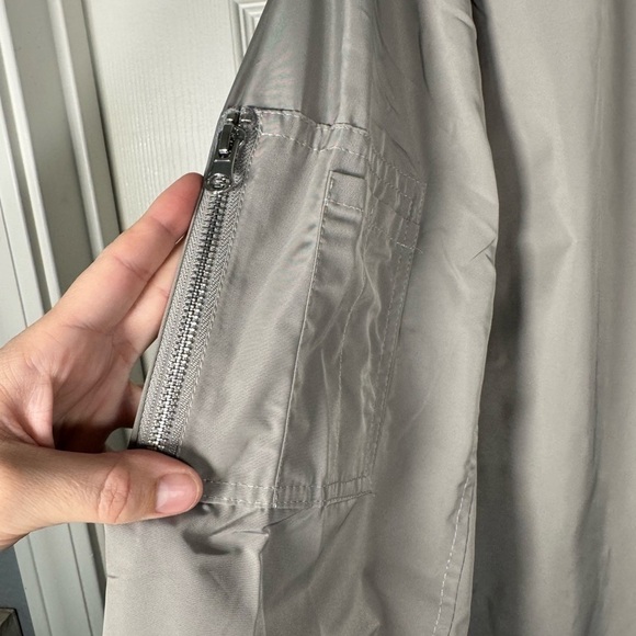 MLB Mariners Bomber Jacket Grey Sports Jacket Baseball Men’s Size 2XL - Picture 11 of 11